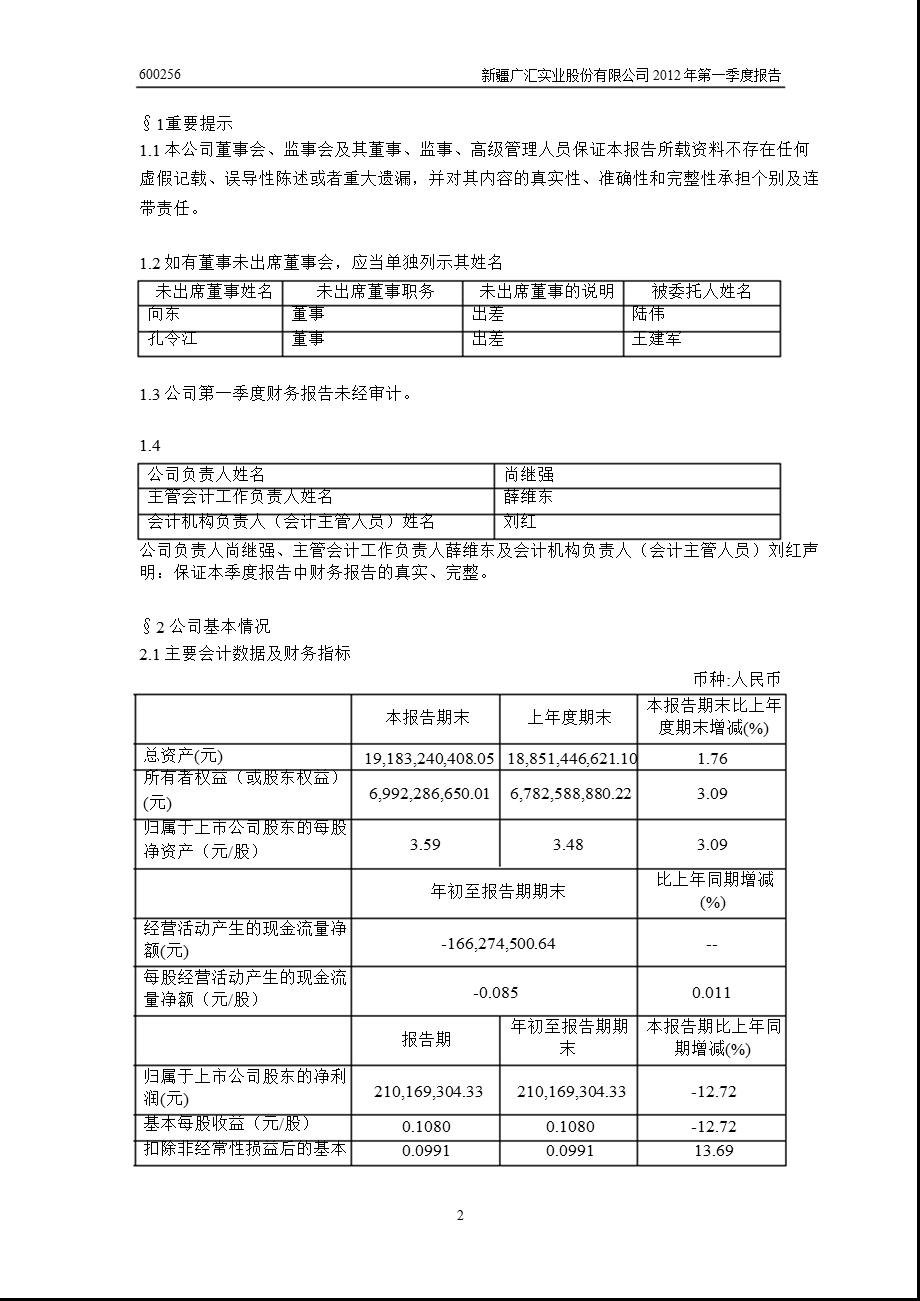 600256_ 广汇股份第一季度季报.ppt_第3页