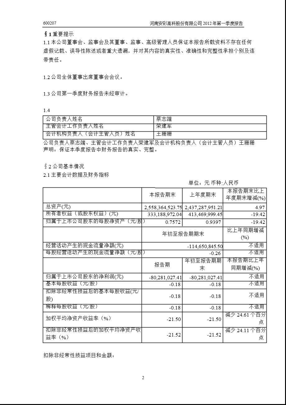 600207_ ST安彩第一季度季报.ppt_第3页
