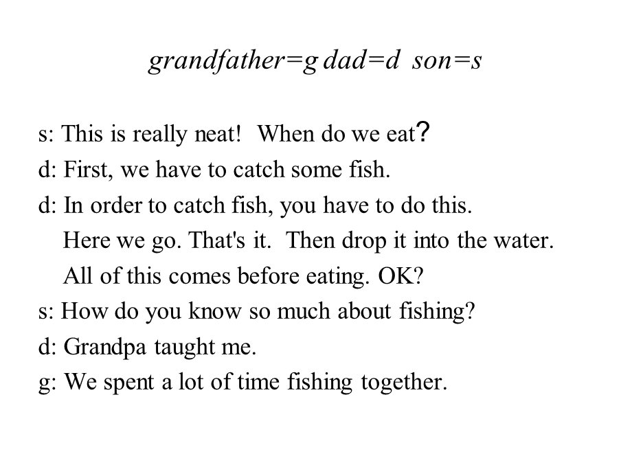Fishing[A Short English Play].ppt_第3页