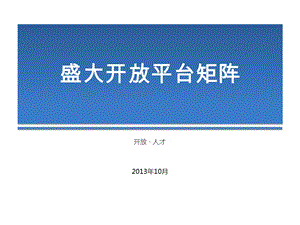 2013盛大开放平台矩阵.ppt22页(1).ppt