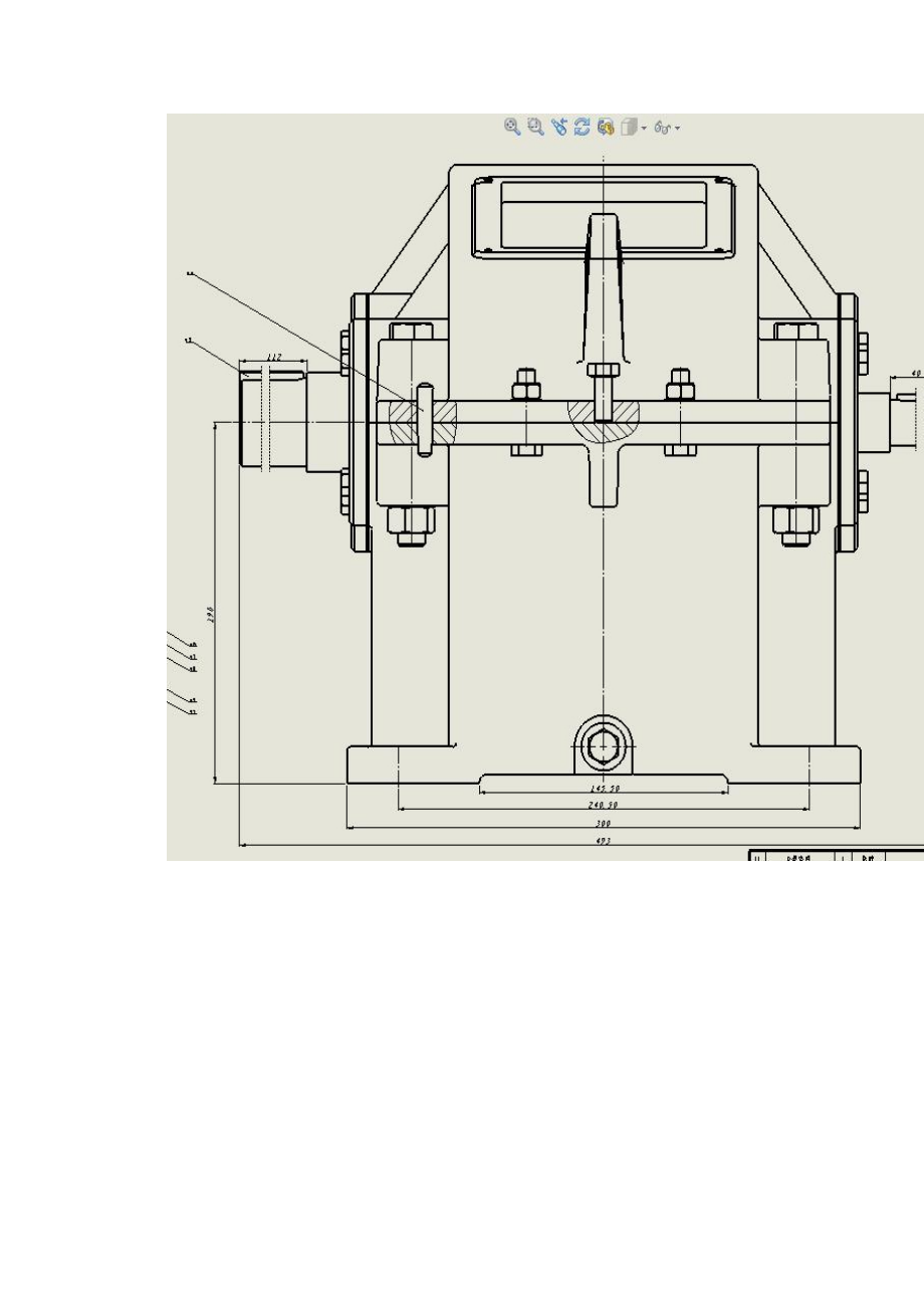 机械设计课程设计 双级圆柱齿轮减速器减速器二维图及三维照片.docx_第1页