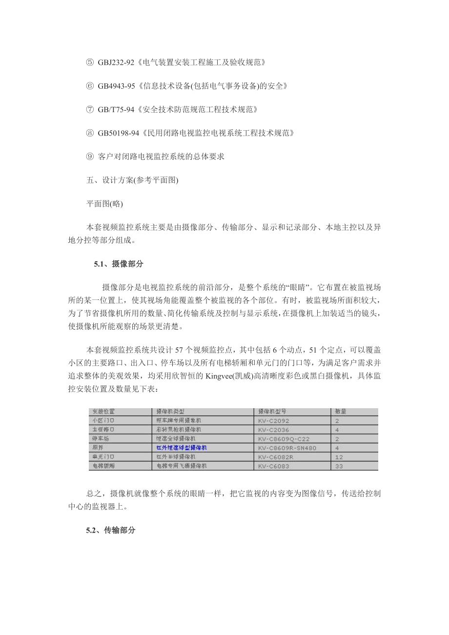 某小区视频监控系统监控方案.docx_第3页