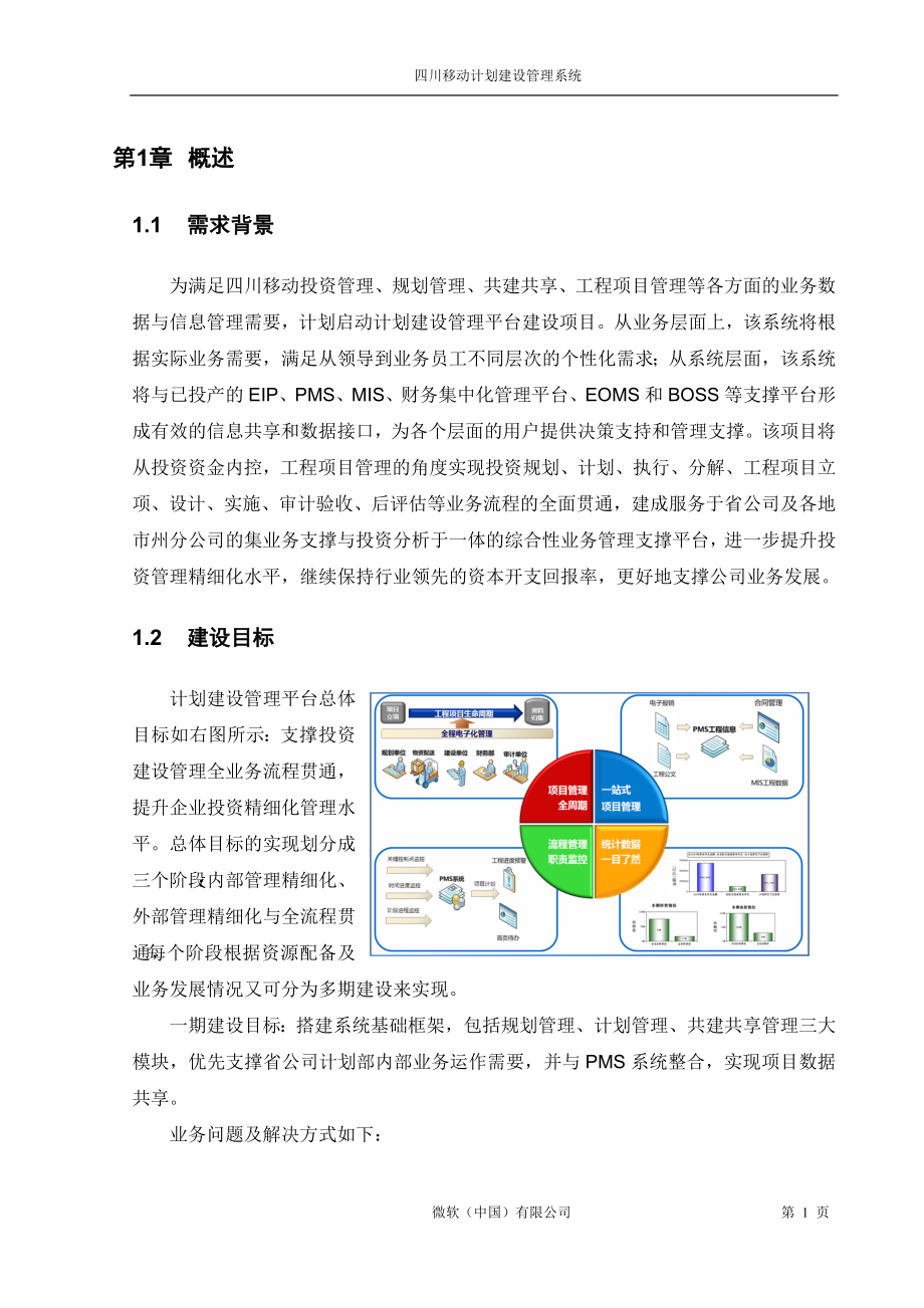 ( 移动通信计划管理平台)一期建设需求说明书(IPMIS v101).docx_第3页