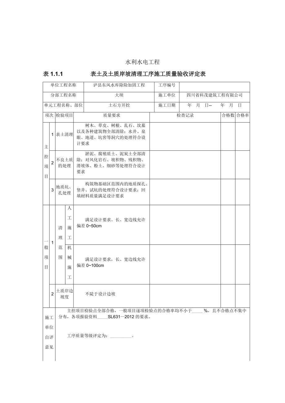 水利水电工程自检资料（DOC42页）.docx_第2页