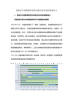 氢能对中国能源转型和双碳目标实现的重要意义.docx