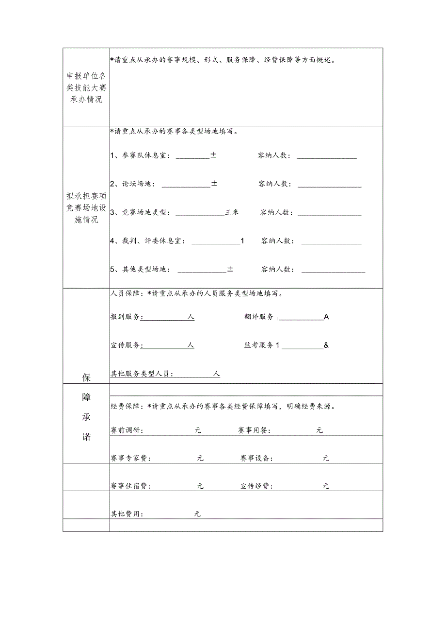 第二届全国技能大赛住房和城乡建设行业选拔赛承办申请表.docx_第2页