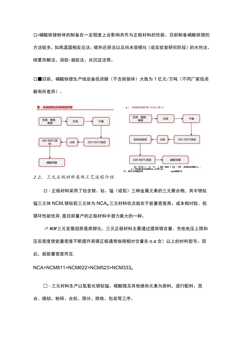 锂电池不同正极材料生产工艺及关键生产设备解析.docx_第2页