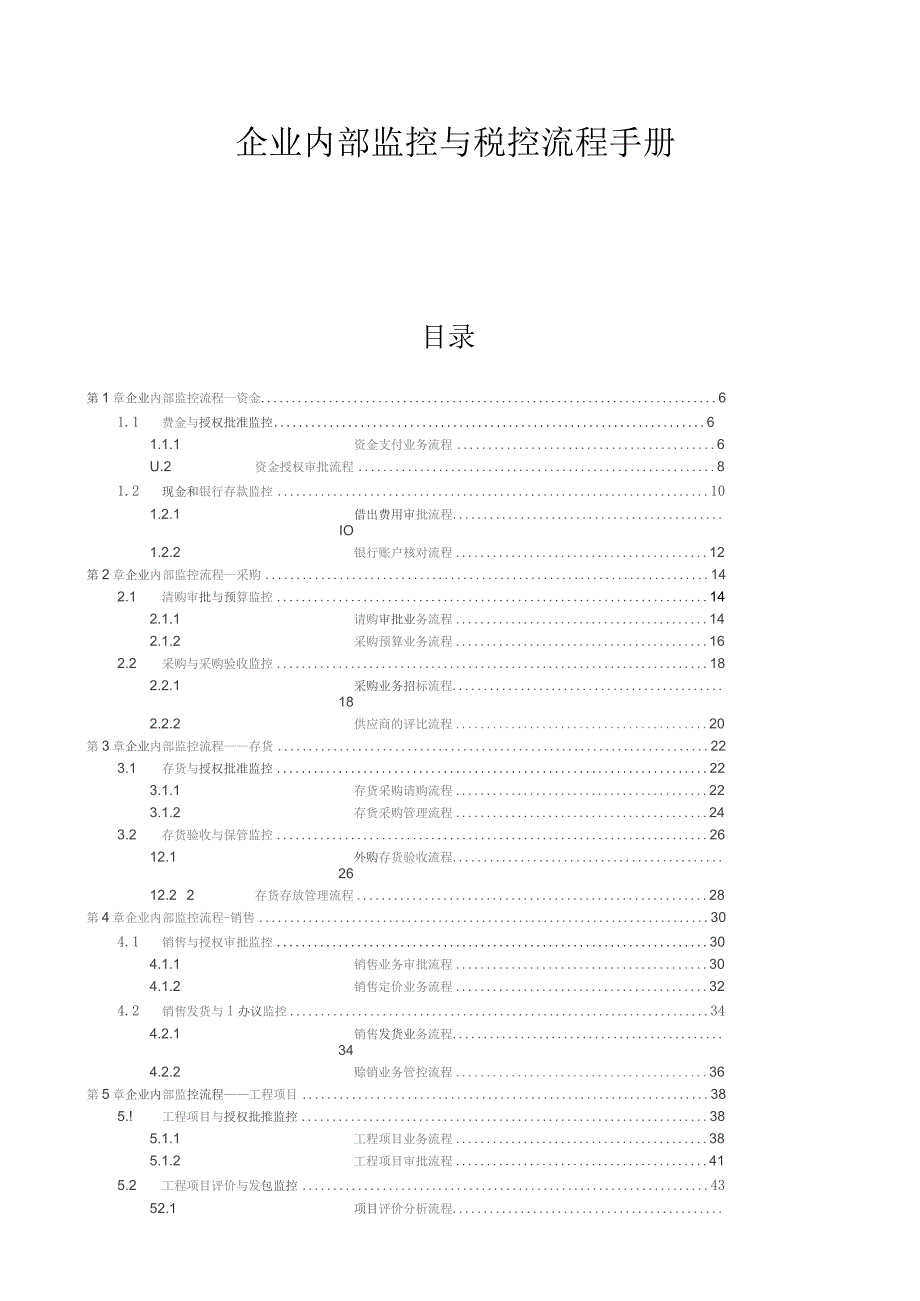 企业内控管理流程手册（200页）.docx_第1页