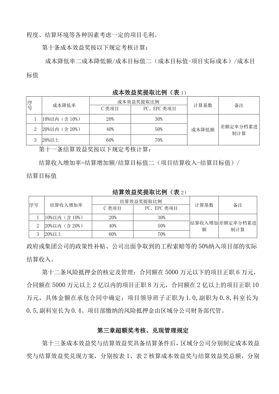 方案一：公司工程项目经营承包管理办法（丁燕征求意见稿）.docx_第2页