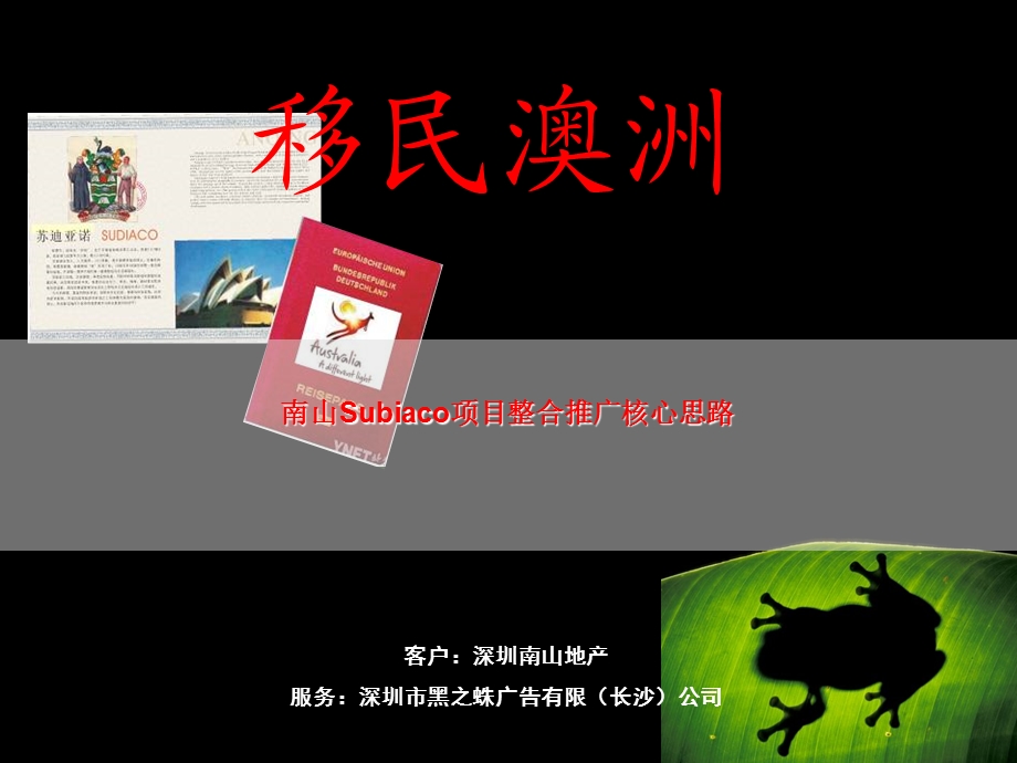 长沙南山苏迪亚诺项目整合推广核心思路.ppt_第1页