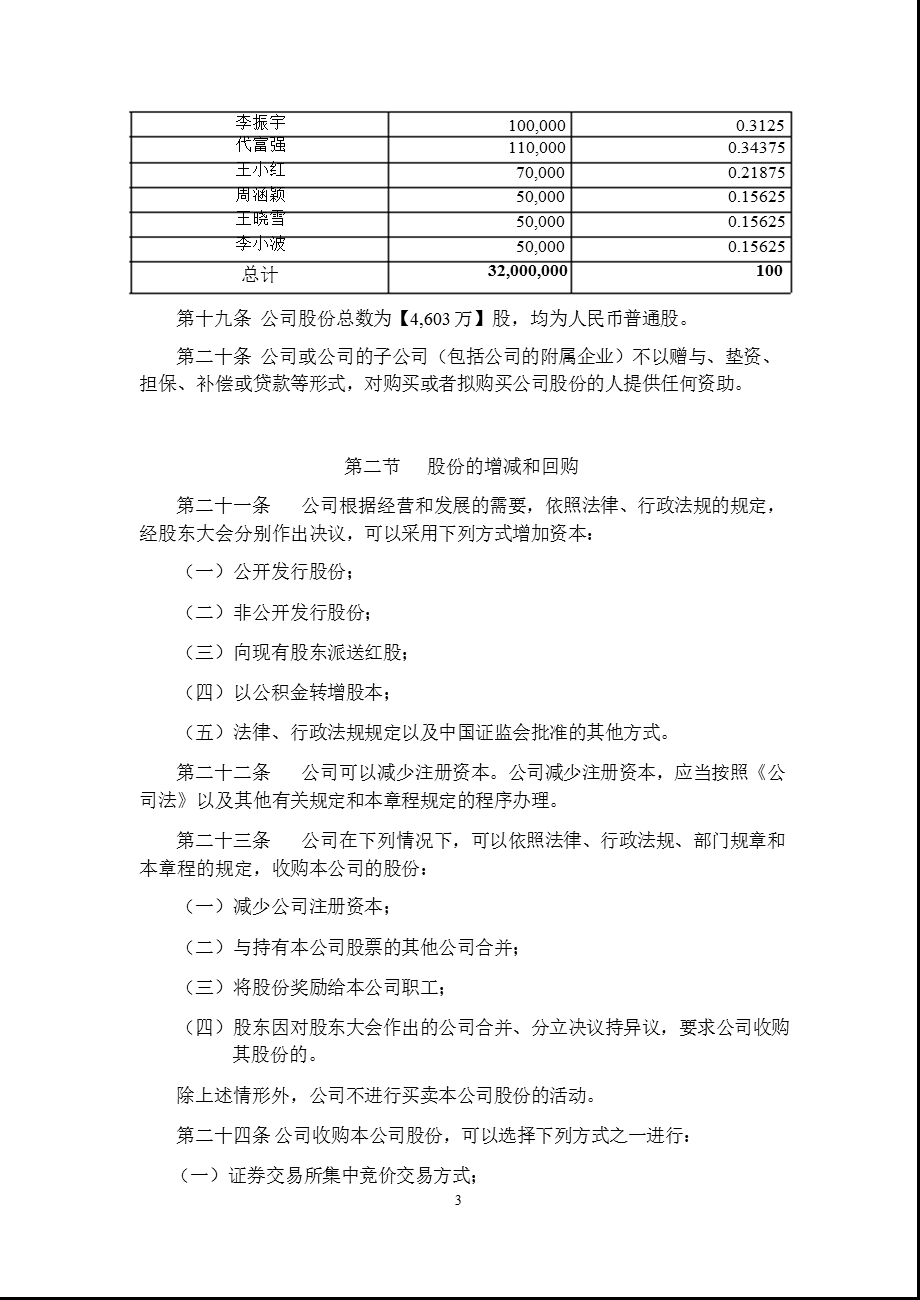 汇冠股份：公司章程（3月） .ppt_第3页