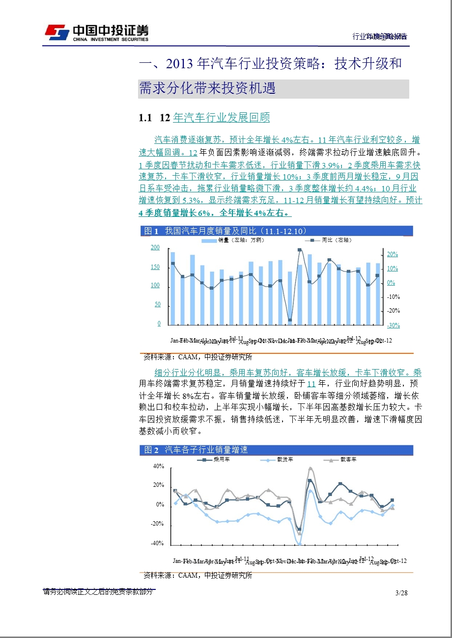 汽车行业投资策略：技术升级和需求分化带来投资机遇1207.ppt_第3页