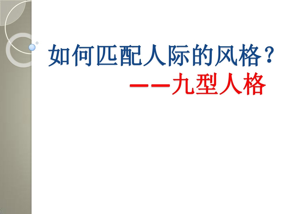 [指南]九型人格之若何匹配人际的风格60.ppt_第1页