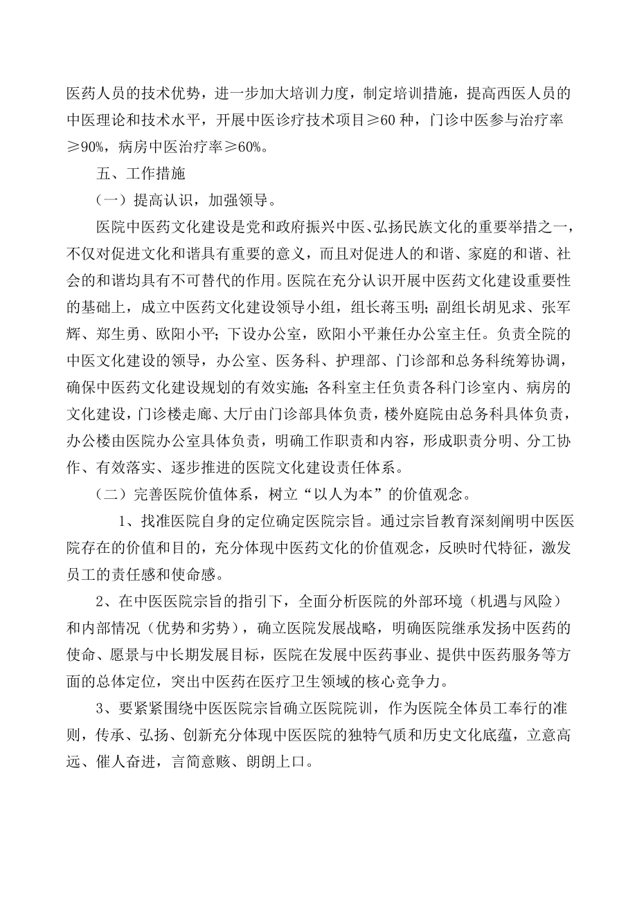 中医院中医药文化建设的的实施方案.doc_第3页