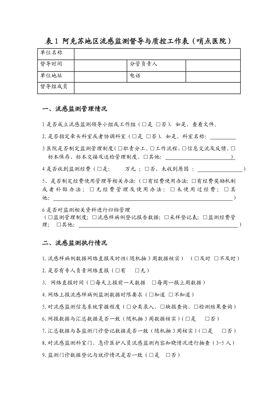 流感监测工作督导方案.doc_第2页