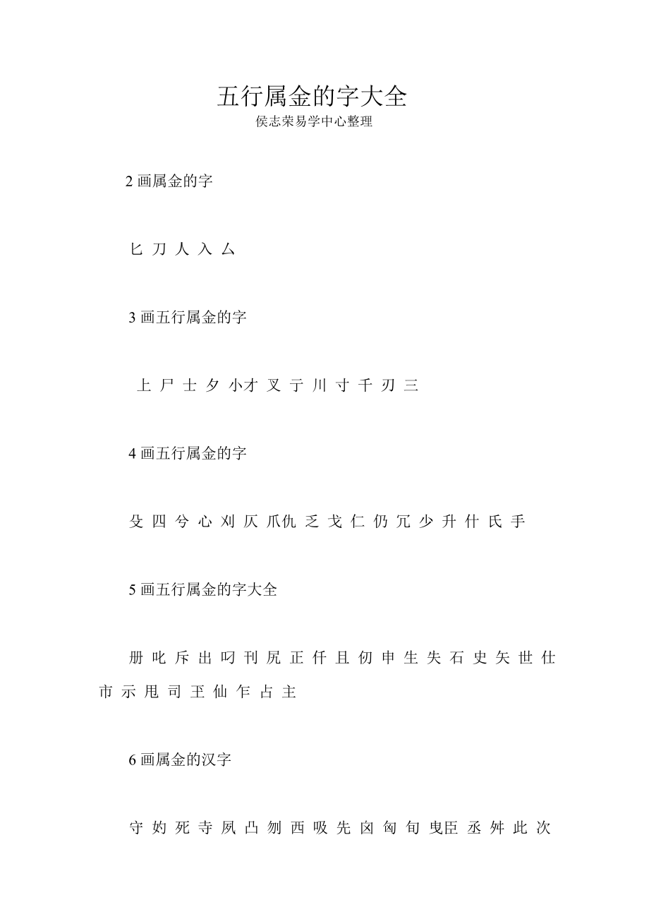 五行属金的字大全.doc_第1页