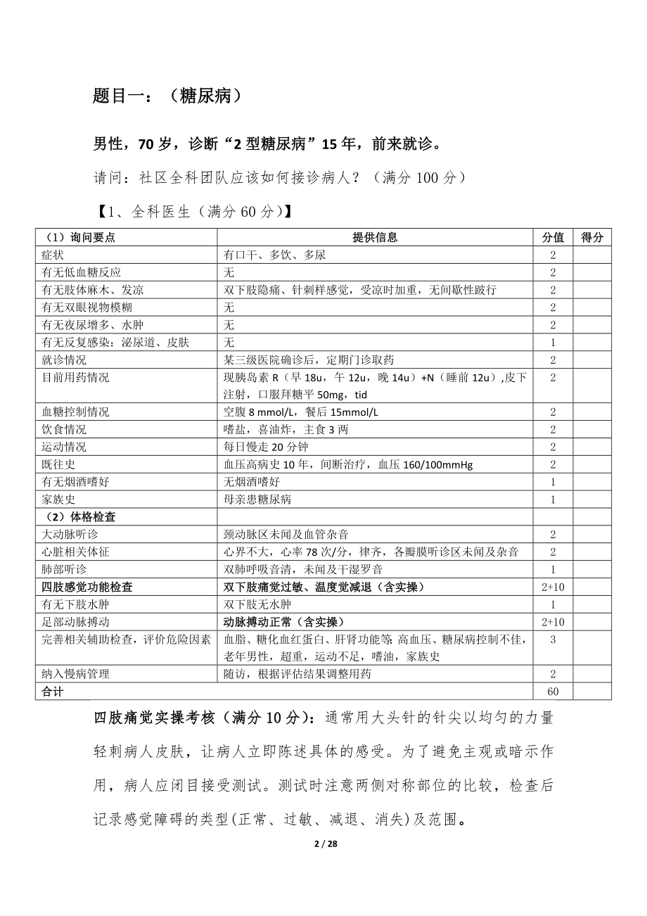 社区全科十种基层常见病技能考核手册.doc_第2页