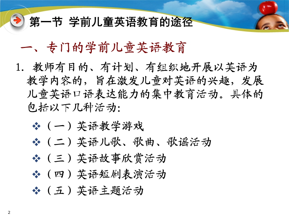 学前英语教育的途径与方法课件.ppt_第2页