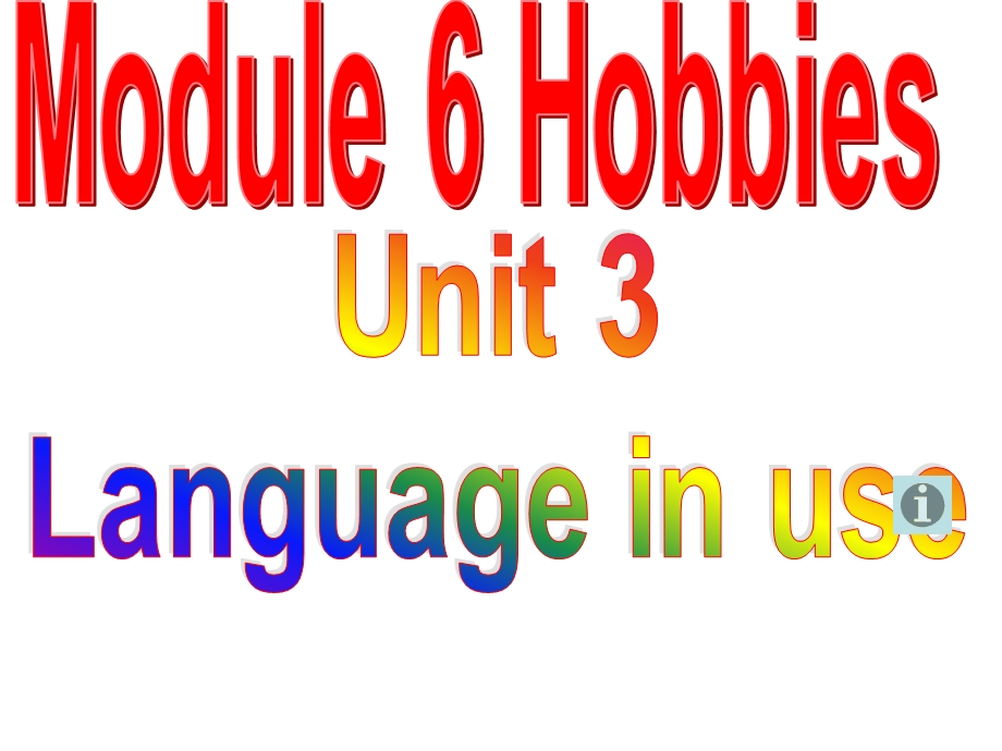 外研版英语八级下册课件：Unit 3 Language in use　.ppt_第1页