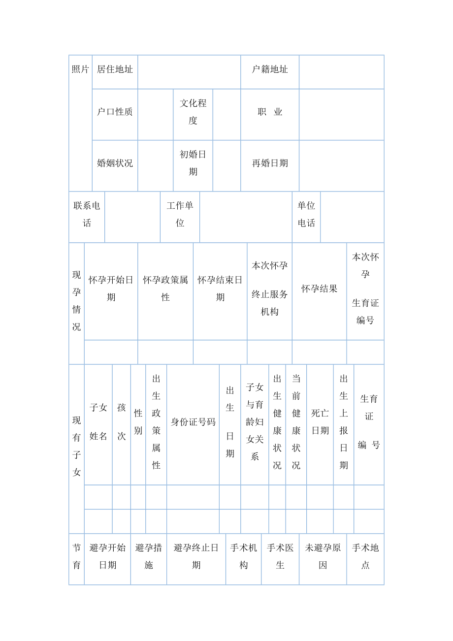 育龄妇信息卡.doc_第2页