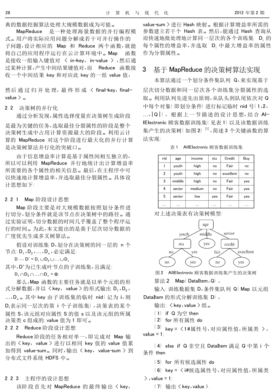 基于MapReduce的ID3决策树分类算法研究.doc_第3页