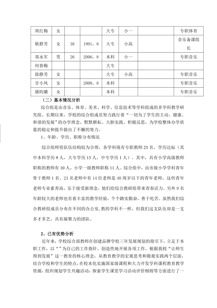 小河中心小学综合组三发展规划.doc_第2页