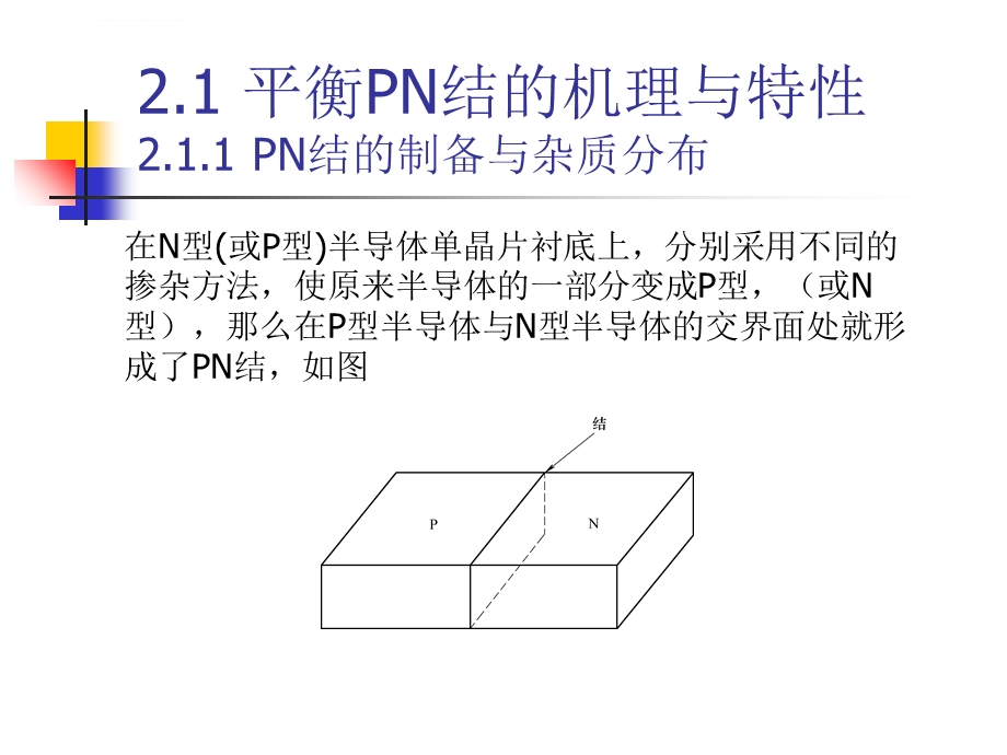 半导体物理与器件-课件-教学ppt-作者-裴素华-第2章-PN结机理与特性.ppt_第2页