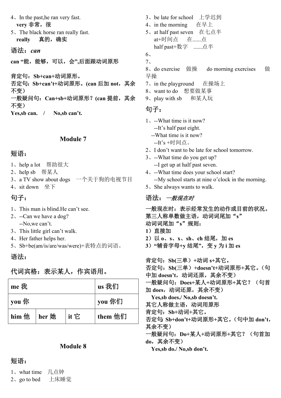 外研社五级上册英语知识点梳理.doc_第3页