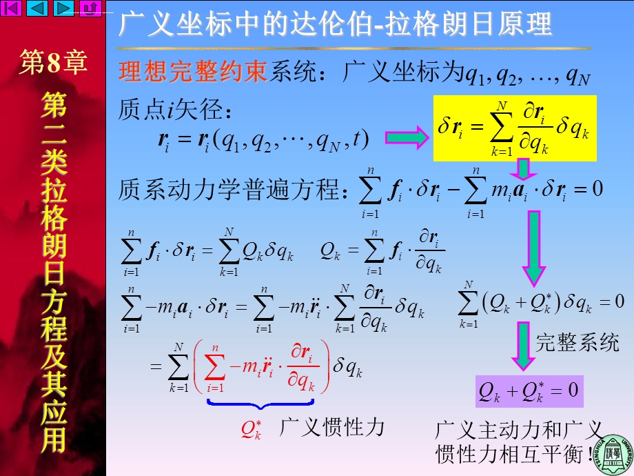 清华大学本校用理论力学课件8-1第二类拉格朗日方程.ppt_第2页