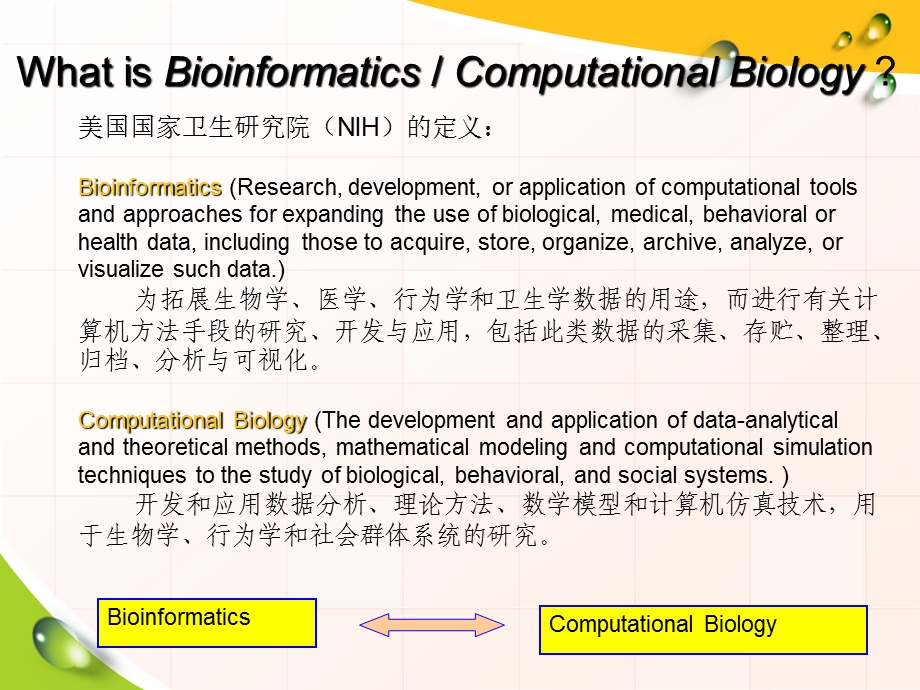 生物信息学应用及主要算法.ppt_第2页