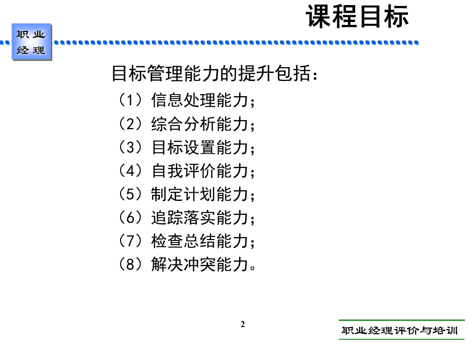 酒店管理层培训目标管理能力.ppt_第2页