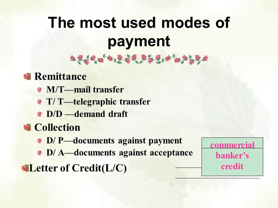 外贸函电Unit 8 Payment.ppt_第2页