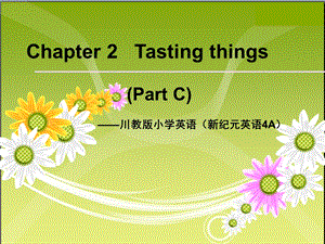 川教版小学英语（新纪元英语4A）Chapter 2 Tasting things课件.ppt