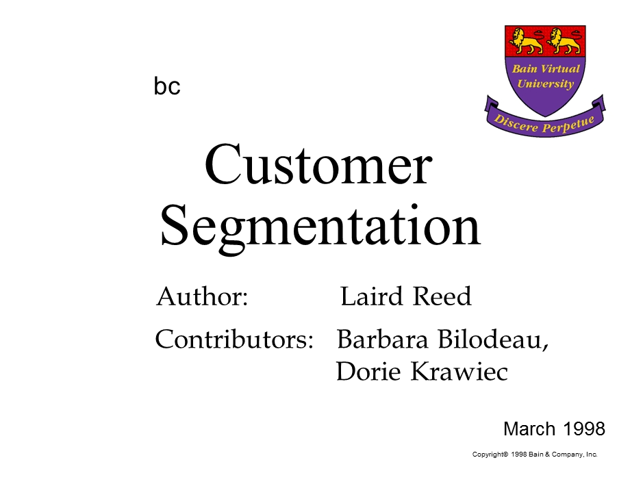 贝恩战略分析方法市场营销customersegmentation020.ppt_第1页
