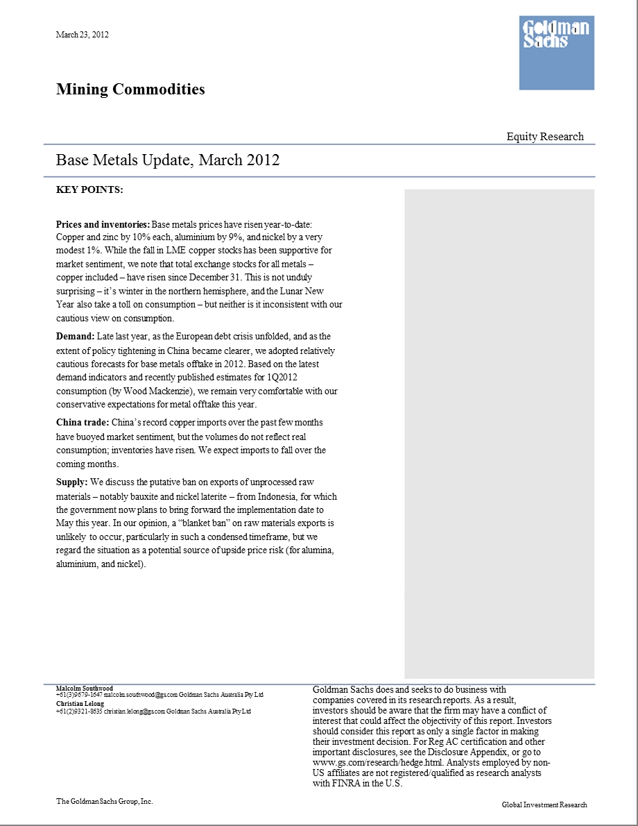 MININGCOMMODITIES：BASEMETALSUPDATEMARCH0327.ppt_第1页