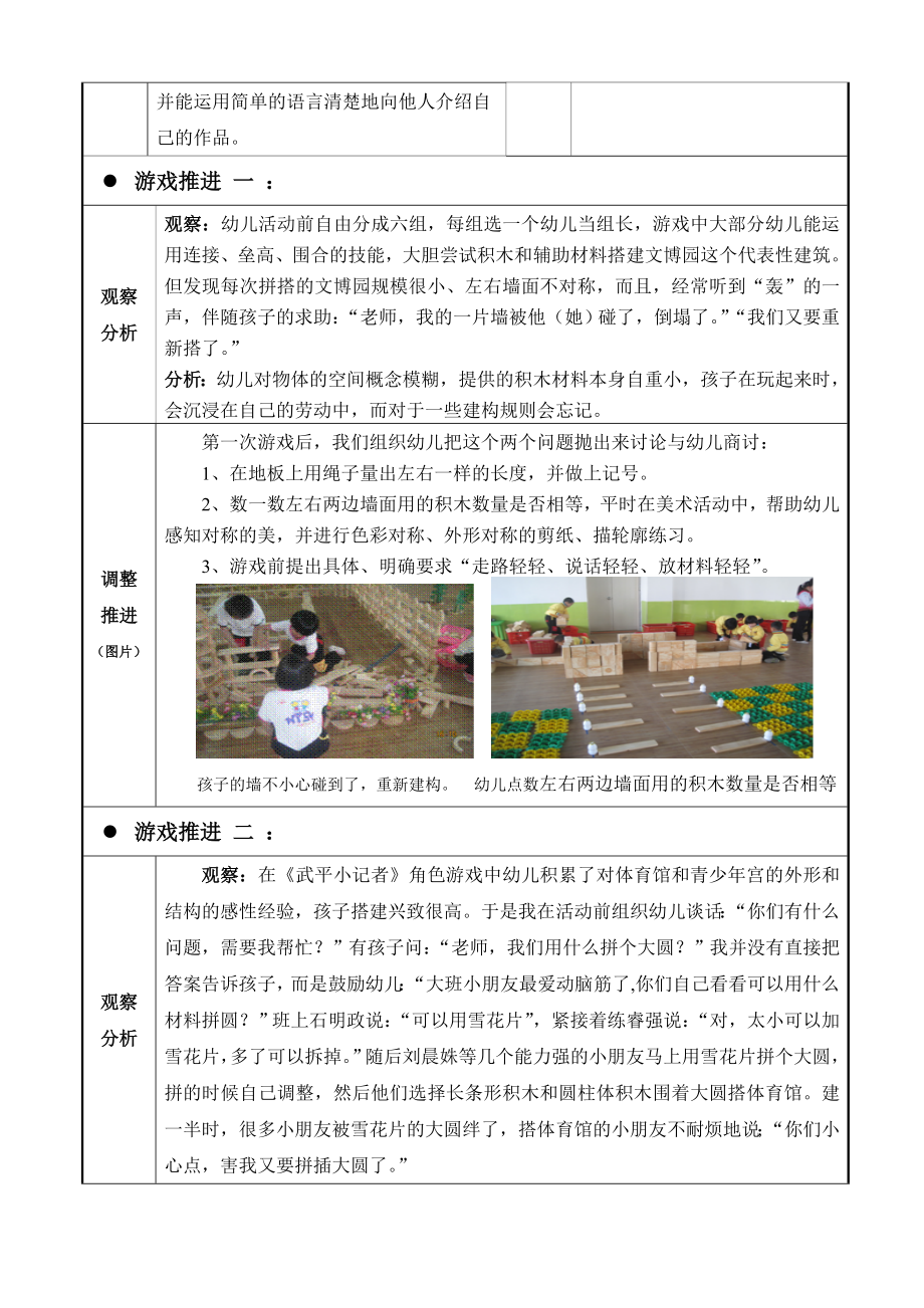 幼儿园大班表现性活动区游戏：刘亚楼将军广场.doc_第2页