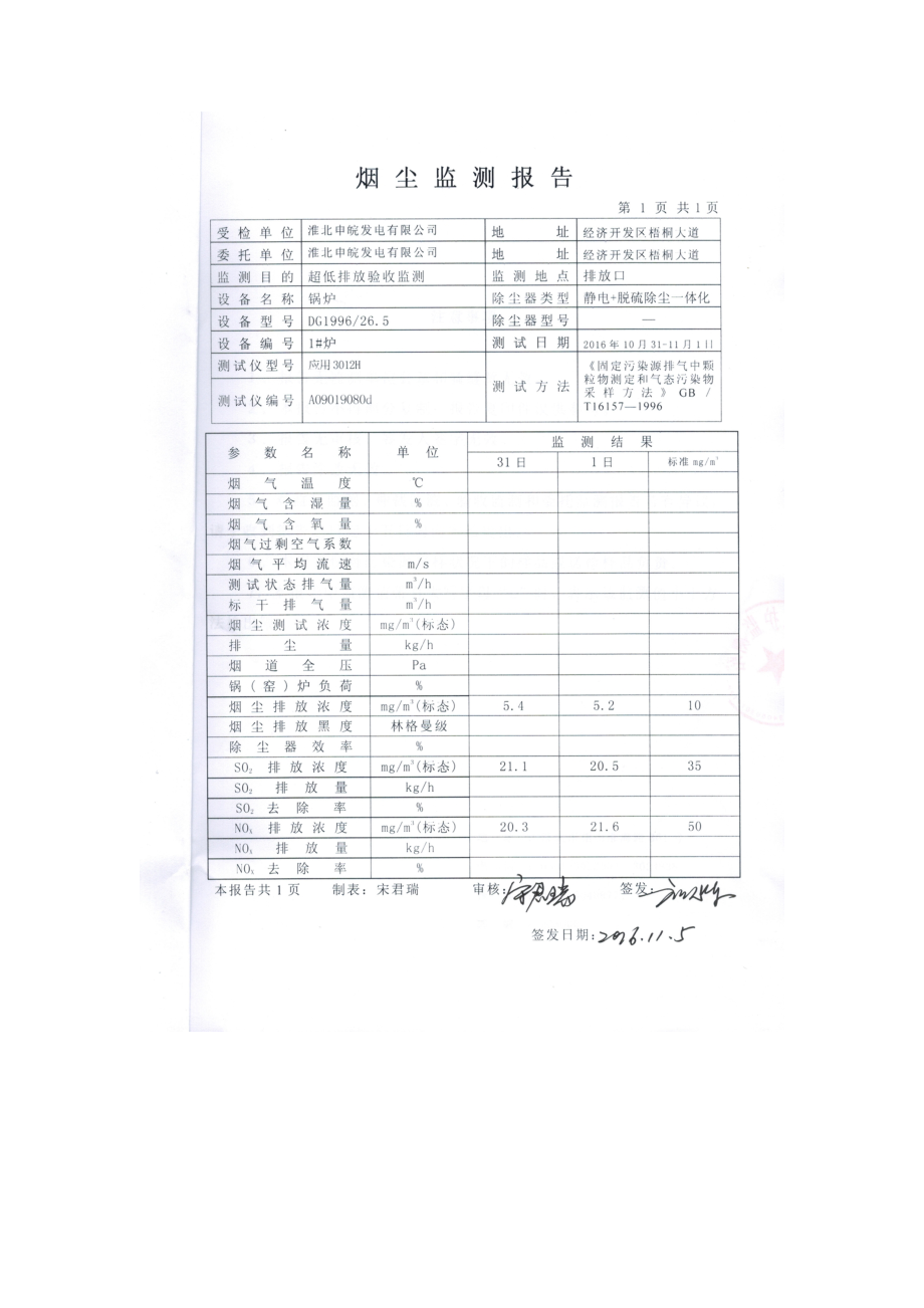 淮北申皖发电有限公司1#机组环保设施超低排放相关改造项目.doc_第2页