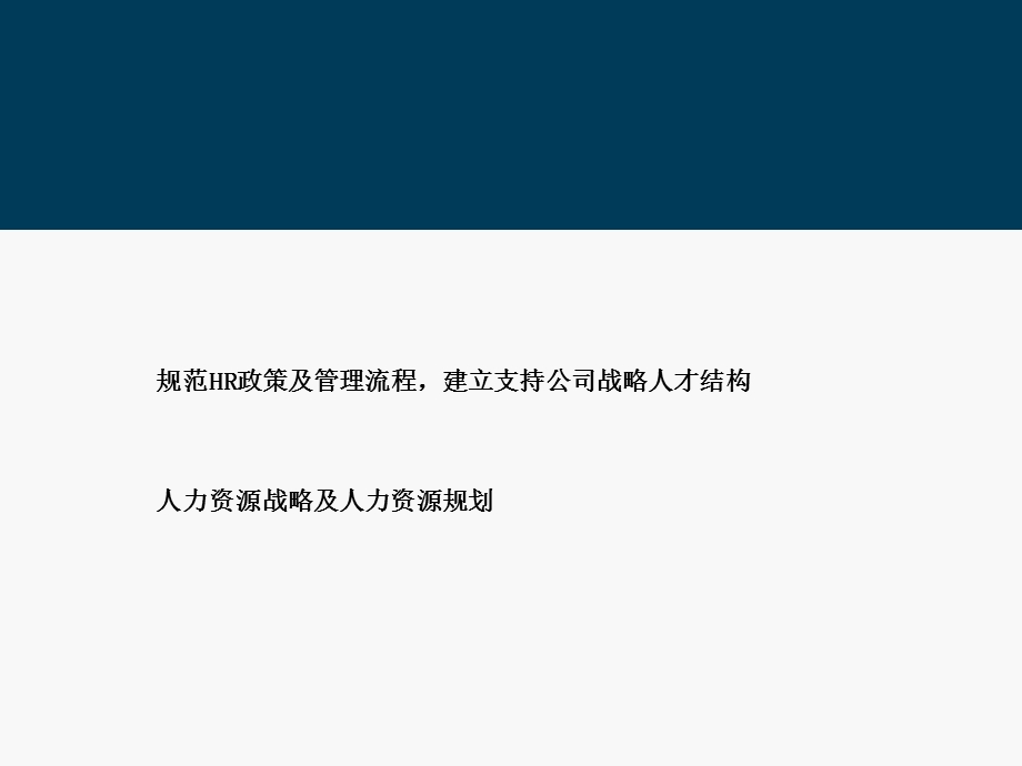 软件公司人力资源战略及人力资源规划.ppt_第1页