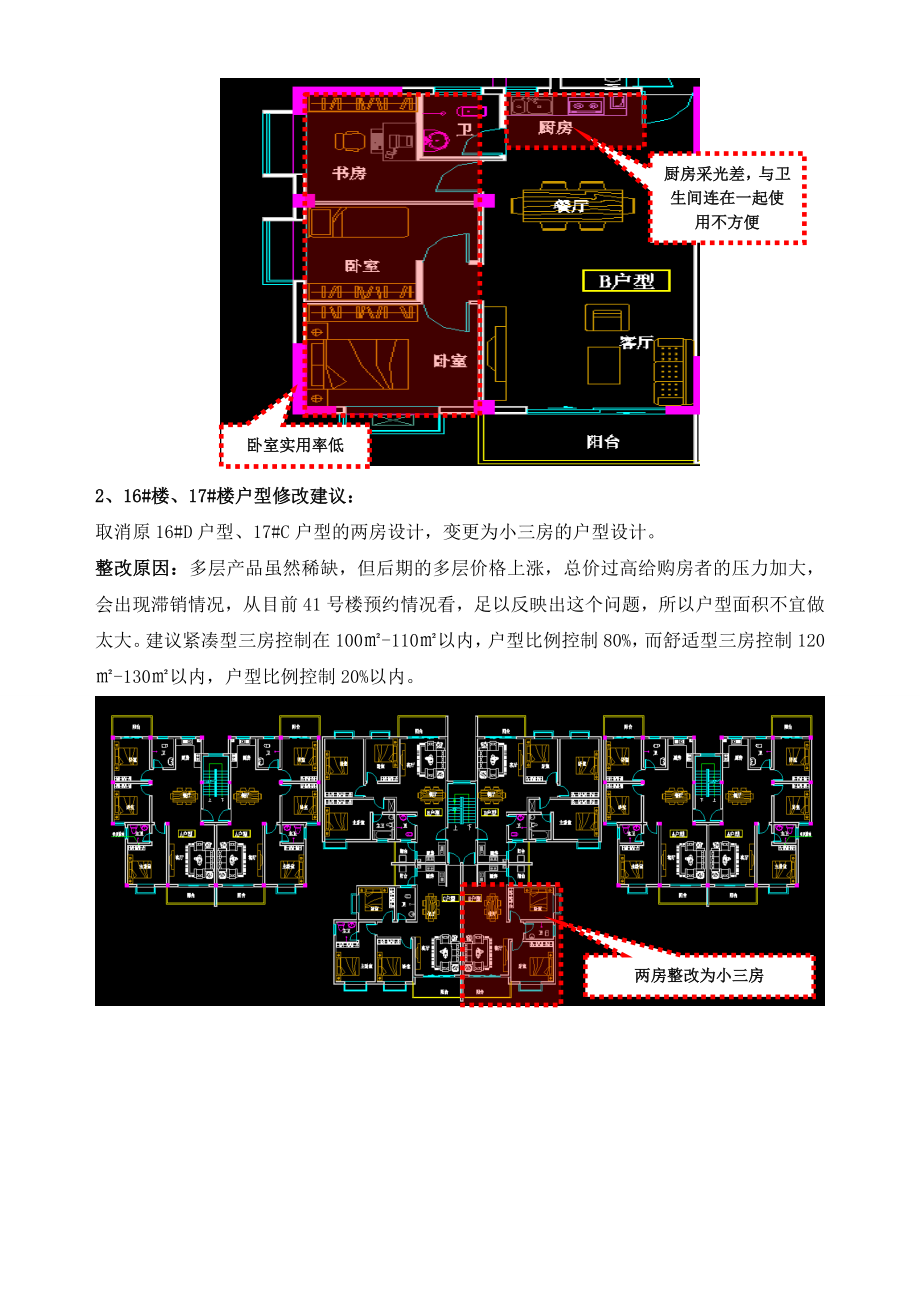 华韵上城4#、16#、17#、18#楼户型修改建议8.26.doc_第3页