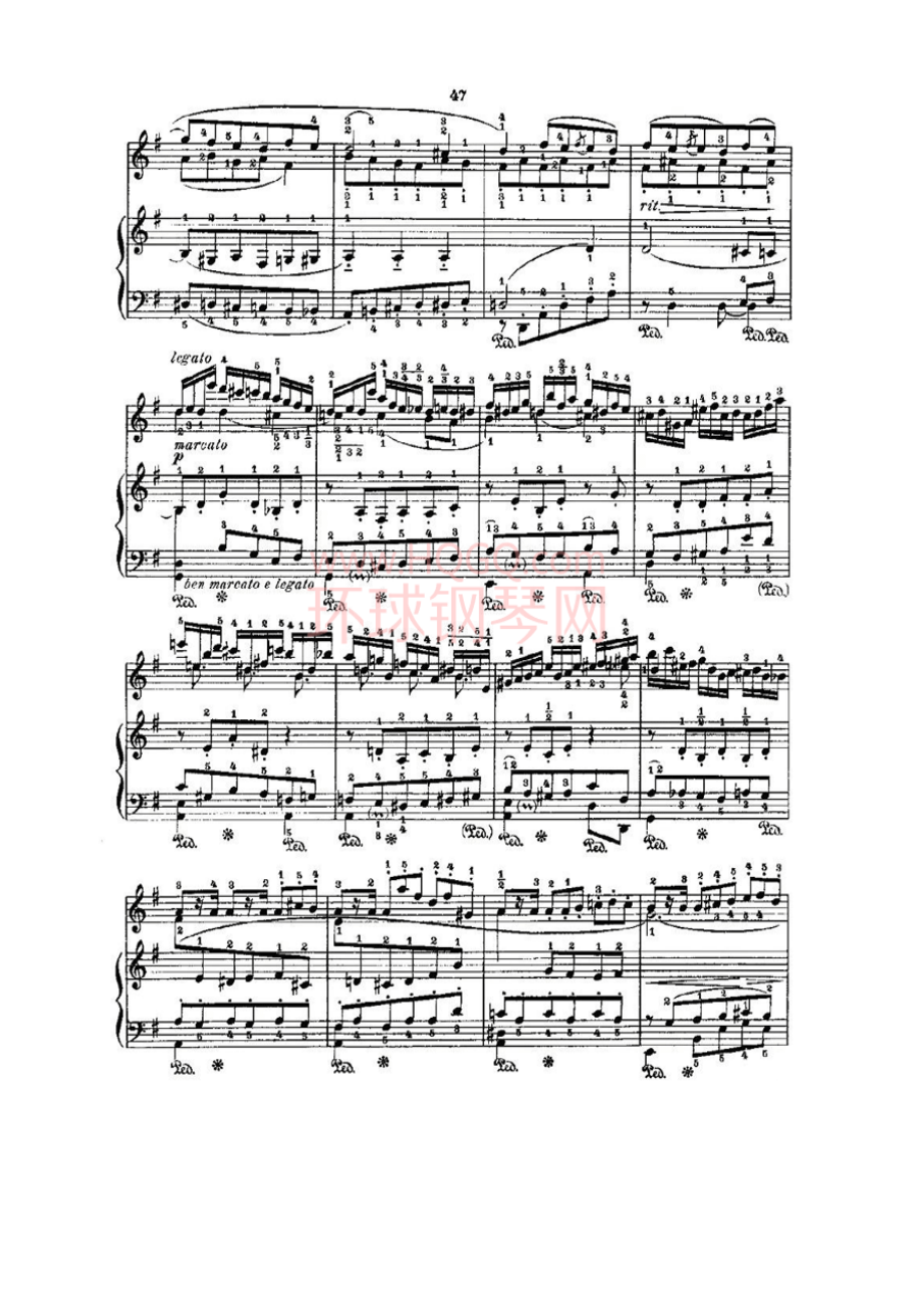 肖邦《练习曲》Fr.Chopin No 3 钢琴谱.docx_第3页