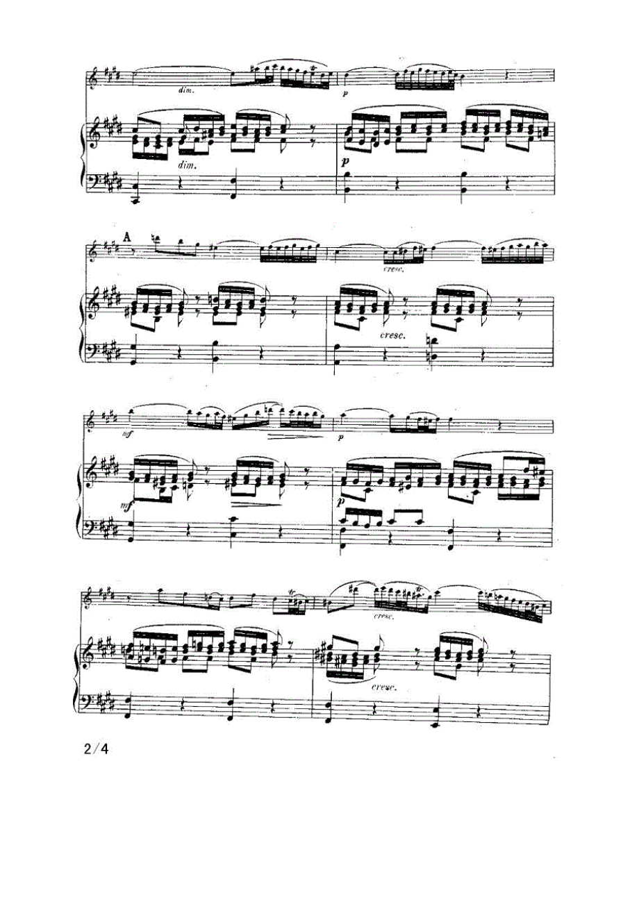 柔板（小提琴+钢琴伴奏） 提琴谱.docx_第2页
