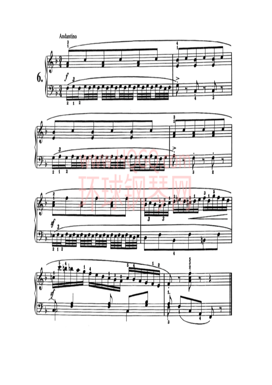 车尔尼821钢琴八小节练习曲160首 钢琴谱_5.docx_第1页