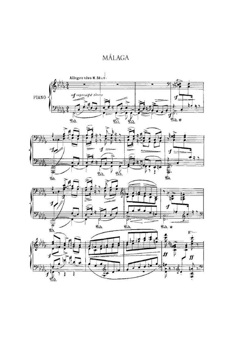 伊贝利亚组曲 Iberia Suite 钢琴谱_1.docx_第1页