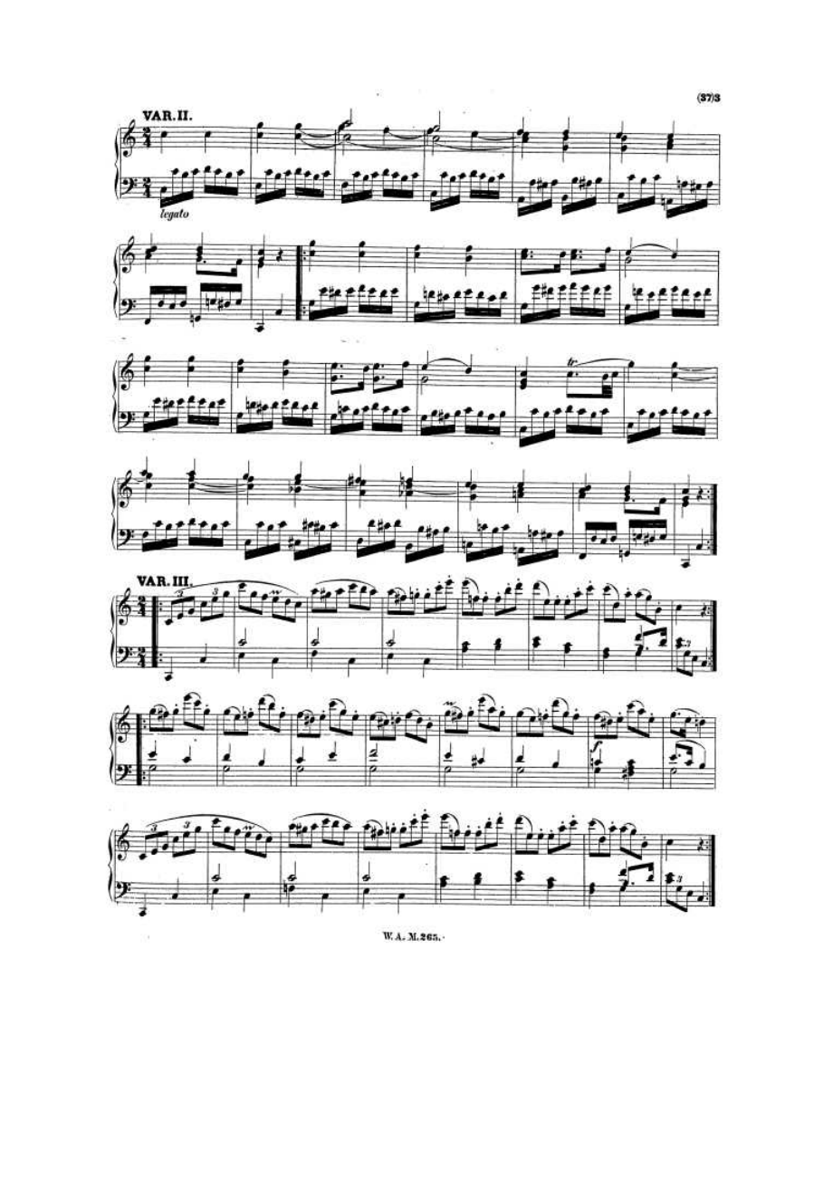 小星星变奏曲（选自日剧《交响情人梦》） 钢琴谱.docx_第2页
