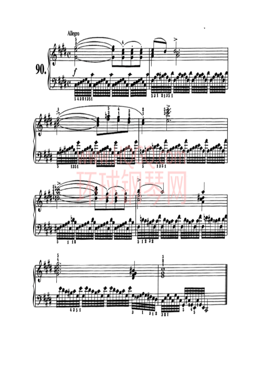 车尔尼821钢琴八小节练习曲160首 钢琴谱_89.docx_第1页