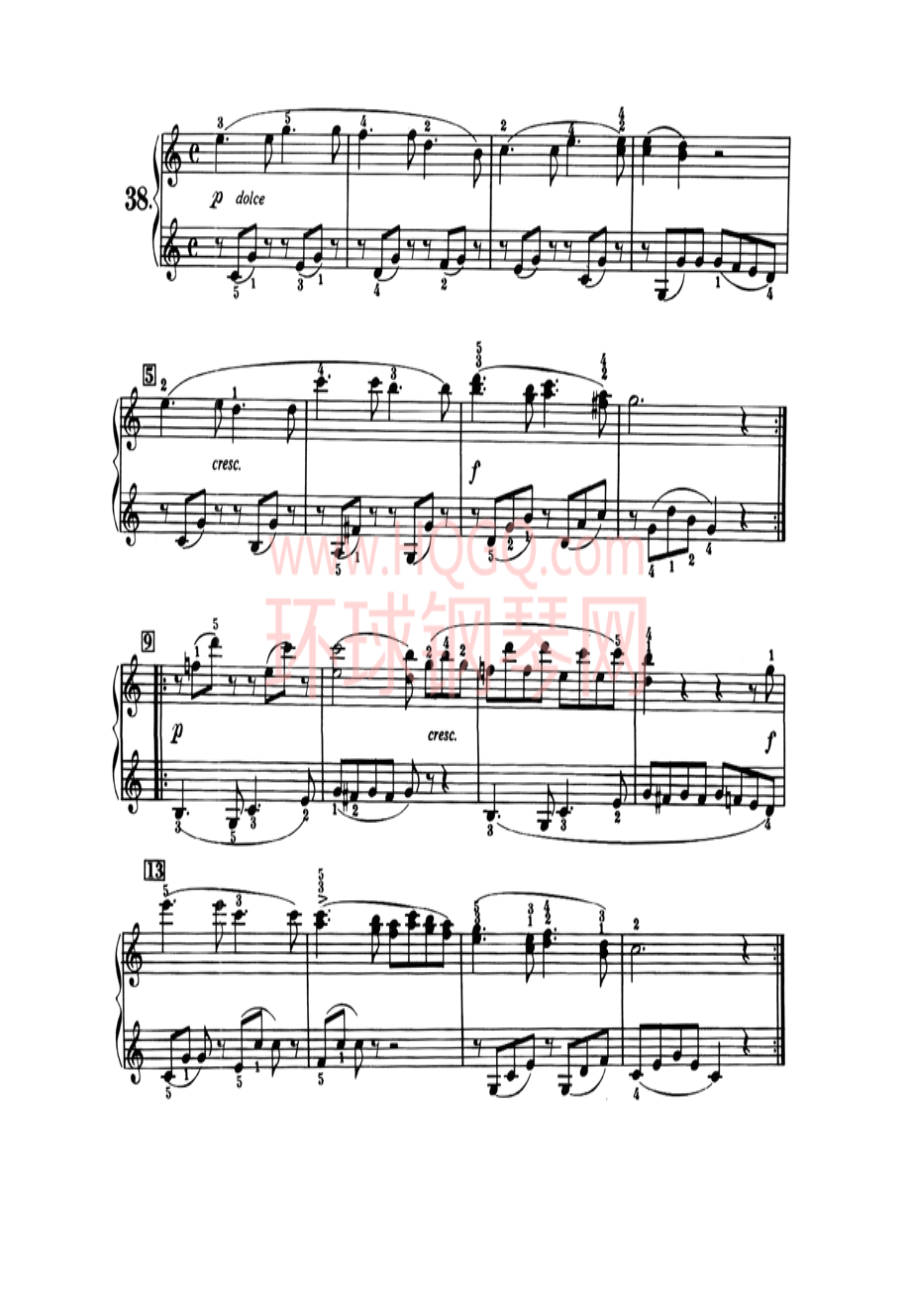 车尔尼823青年钢琴家练习曲 钢琴谱_15.docx_第1页