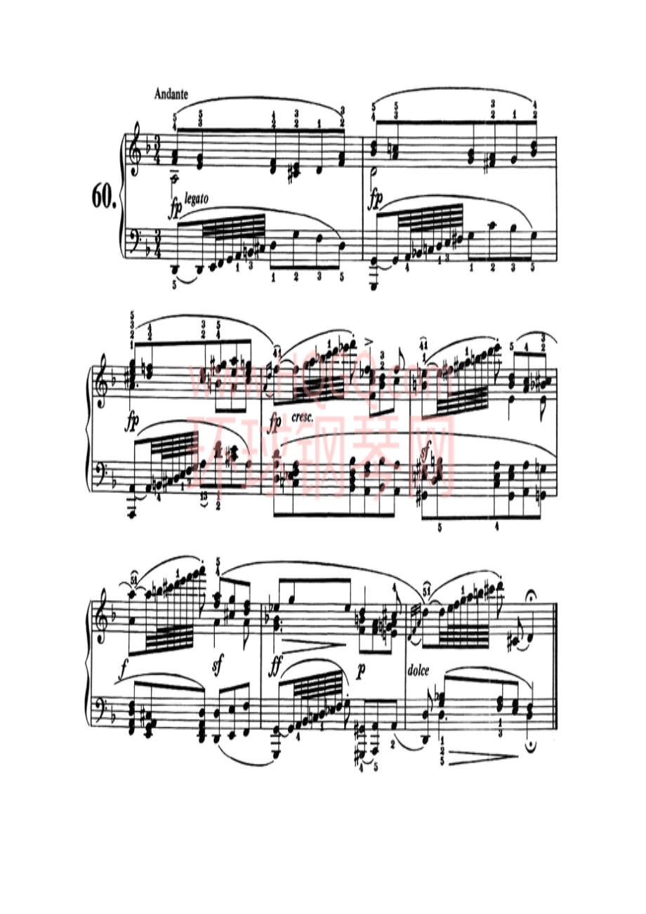 车尔尼821钢琴八小节练习曲160首 钢琴谱_59.docx_第1页