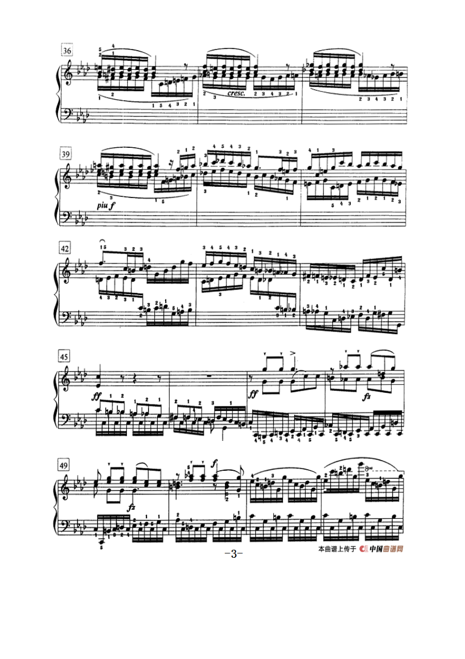 钢琴教程第七级 练习曲（《名手之道》No.21） 钢琴谱.docx_第3页