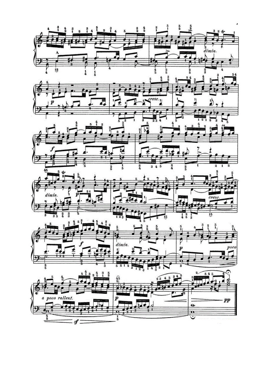 巴赫《平均律钢琴曲集·第一卷》之赋格曲（NO.1） 钢琴谱.docx_第2页
