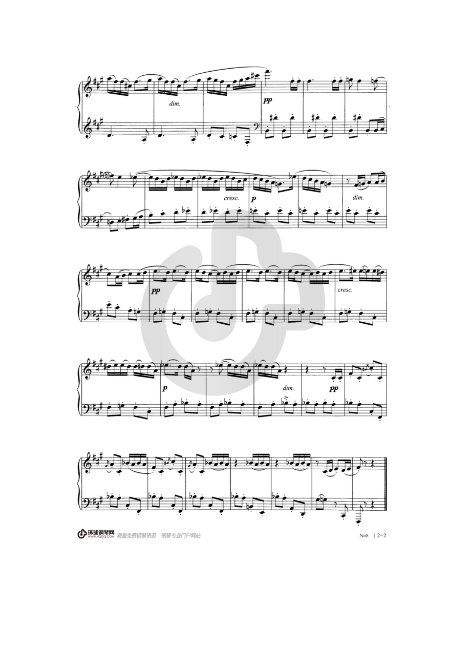 升f小调前奏曲（广东省音协新编钢琴考级9级） 钢琴谱.docx_第2页